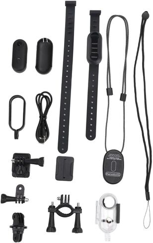 Bewinner Cat Camera Collar - 120° Wide Angle 4K 8MP Pet Dog Collar Camera, Action Camera 4K 30fps Pocket Wearable Body Camera, Multi Fuctional Pet Cat for Video Records Outdoor (White) in Kuwait