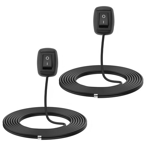 MEIRIYFA Paste Type Switch Car Push Button Switch ON/Off Rocker Switch Automotive DC 12V 24V Surface Mount Water Drop Shape with 78.7" Cable for Fog Lights,DRL,LED Light Bar (2PCS) (78.7''/200CM) in Kuwait