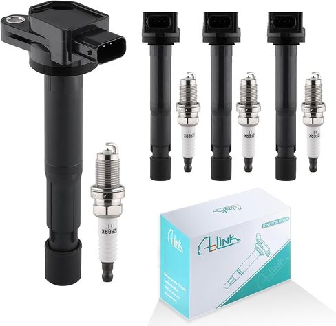 6PCS UF242 Ignition Coil Pack 4503 Spark Plug For Acura CL 2001-2003,MDX 2001-2009,RL 2001-2011,TL1999-2008,for Honda Accord 2000-2007,Odyssey 1999-2010,Pilot 2003-2008,Ridgeline 3.0L 3.2L 3.5L 3.7L in Saudi Arabia