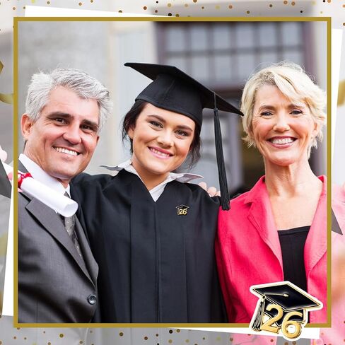 خاطئ 30 PCS CAP CAP FABEL CLASS OF 2025 التخرج دبوس مجوهرات المينا المجوهر in Kuwait