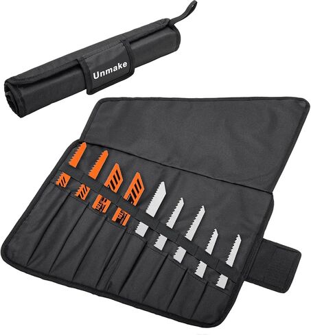Unmake Saw Blade Holder - Circular Saw Case, Empty Case for Milwaukee & Sawzall Saws/Sabre Saw Blades Organization, Wood Pruning Saw Blades Carring Bag Reciprocating Saw Blades Holder (Only Case) in Saudi Arabia