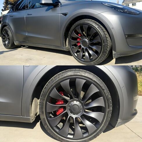 يناسب Kavanic نموذج تسلا y حافة الحافة 21 بوصة غير لامع أسود حماية حافة حافة الحافة حافة حافة hubcap حلقات حلقات تسلا نموذج y y in Kuwait