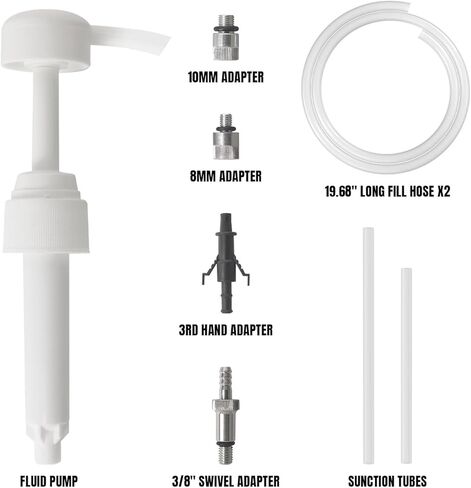 مضخة مستخرج سائل السيارات ثورستون ، حقنة تغيير الزيت 200 سم مكعب مع خرطوم ، شفط يدوي وإخلاء زيت الحشو (7 أوقية. in Kuwait