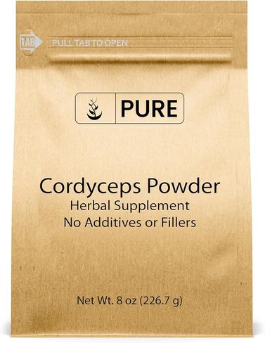 مكونات أصلية نقية كورديسيبس (8 أونصة) مكمل عشبي تقليدي، غير معدل وراثيًا، خالي من الغلوتين، تم التحقق منه معمليًا in Saudi Arabia