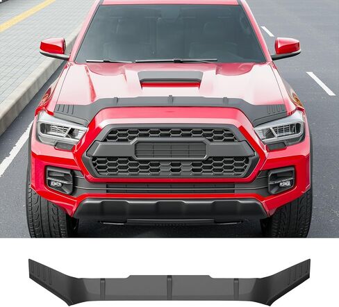 powoq Hood Deflector Compatible with 2015-2020 Ford F150 Hood Protector Shield TPE Deflector Replacement for 2015-2020 Ford F-150 Accessories in Saudi Arabia