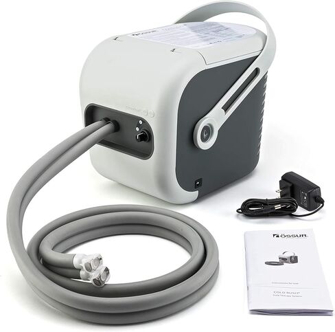 Ossur Cold Rush Therapy Machine System with Knee Pad - Ergonomic, Adjustable Knee Ice Pack Wrap - Quiet, Lightweight Ice Pack for Knee - Strong Cryotherapy Ice Machine for Knee After Surgery in Saudi Arabia
