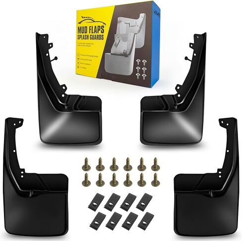 Mud Flaps Fit for 2003-2009 Toyo-ta 4Runner (Fit Sport /SR5, Not fit Limited), Not Fit with Running Boards/Side Skirts, Dedicated Mudguard for Four Seasons Universal Protection, Front and Rear in Kuwait