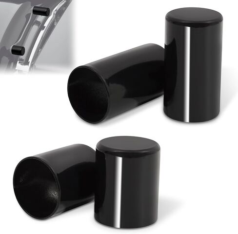 WOWTK 4-Point Detachable Docking Hardware +Magnet Covers Kit for Harley Touring 2014-2025 CVO Road Glide Road King Street Glide Street Glide,for Sissy Bar, Solo/2-Up Luggage/Tour-Pack Rack,Black in Saudi Arabia