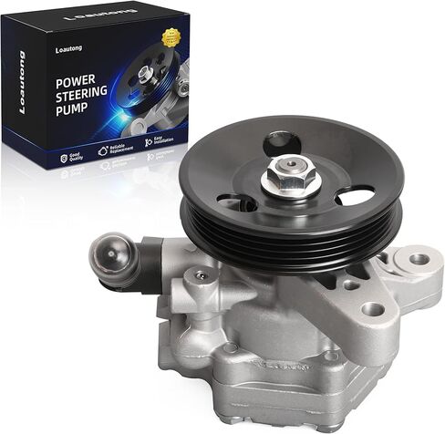 21-5267 Power Steering Pump with Pulley fit for Honda Civic L4 1.7L 2001 2002 2003 2004 2005, fit for Acura EL L4 1.7L 2001-2005, Replace 215267 56110PLA013 56110PLA023 Power Assist Pump in Kuwait