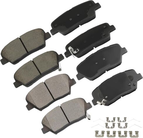 cciyu D2036 & D2037 Front & Rear Ceramic Disc Brake Pads Kit For Honda CR-V 2017-2022 in Saudi Arabia