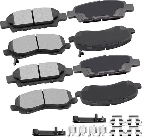 cciyu D2036 & D2037 Front & Rear Ceramic Disc Brake Pads Kit For Honda CR-V 2017-2022 in Saudi Arabia