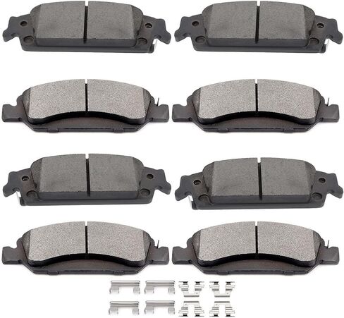 cciyu D2036 & D2037 Front & Rear Ceramic Disc Brake Pads Kit For Honda CR-V 2017-2022 in Saudi Arabia