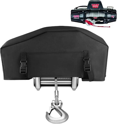BLIRITEL Winch Cover, Heavy Duty UV-resistant Winch Protective Cover, Weather Resistant Dustproof Cover for Electric Winches up to 12000 Lbs, Winch Accessories Indoor/Outdoor Use in Kuwait