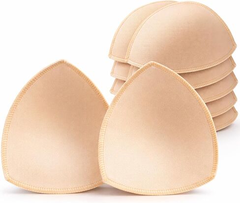 Taohua Garden 5 أزواج منصات صدرية إدراج ، قابلة للإزالة ، القطن الهوائي ، إسفنجة الرغوة ، التنفس in Kuwait