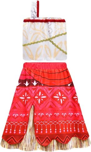 Dressy Daisy Baby Girls Ocean Adventure Princess Halloween Dress Up Costume Birthday Party Outfit with Necklace Accessories in Kuwait