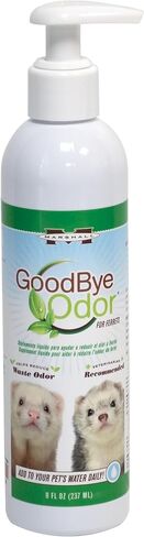 Marshall Pet Products Goodbye Odor Natural Deodorizing Water Supplement, for Ferrets and Small Animals, 8 oz in Kuwait