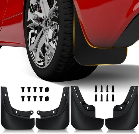 تمت ترقيته 2024 2025 طوابع الطين متوافقة مع ملحقات Tesla Model 3 ، لا توجد مصدات حرس حفر/شريط حفر وحراسة الإطارات مناسبة مع Tesla Model 3 ، جميع حراس طين واقي الطقس للمرتفعات ، 4 مساءً in Kuwait