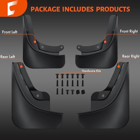 تمت ترقيته 2024 2025 طوابع الطين متوافقة مع ملحقات Tesla Model 3 ، لا توجد مصدات حرس حفر/شريط حفر وحراسة الإطارات مناسبة مع Tesla Model 3 ، جميع حراس طين واقي الطقس للمرتفعات ، 4 مساءً in Kuwait