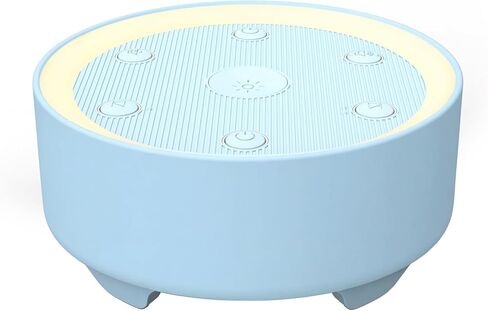 Sleep Sound Machine with White Noise & 24 Soothing Sounds for Baby and Adult. Timer, Recessed Night Light Button, Dimmable Light, Plug in, Portable in Kuwait