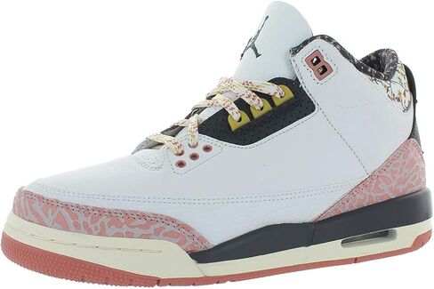 Jordan Big Kid's 3 Retro White/Anthracite-Red Stardust (441140 100) in Kuwait