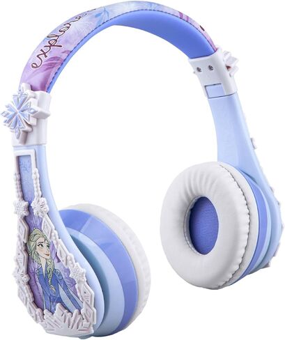 eKids Disney Stitch Bluetooth Headphones, Wireless Headphones with Microphone Includes Aux Cord, Volume Reduced Kids Foldable Headphones for School, Home, or Travel in Kuwait