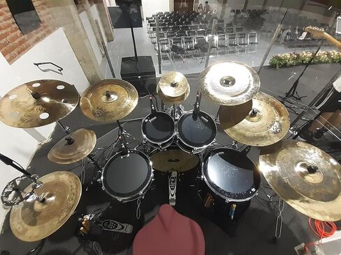 Drum Shield (5ft x 2ft Panel) - Ultimate Drum Cage for Churches, Studios, and Live Performances - Providing better sound quality and playing experience in Kuwait