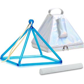 CVNC 8 Inch Clear Quartz Crystal Singing Pyramid Healing Musical Instrument… in Kuwait