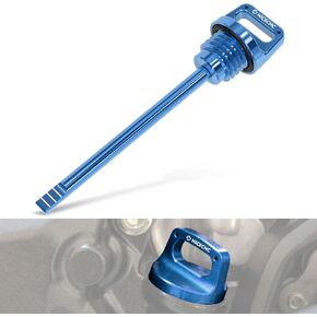 Engines Oil Level Dipstick T6 Aluminum Compatible with Yamaha Banshee 350 YFZ350 1987-2006, See Fitments Blue in Saudi Arabia