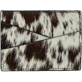 محفظة ميرا باغ برودواي النسائية - محافظ من جلد البقر باللونين الأسود والأبيض للنساء، حامل بطاقة الائتمان للنساء، محفظة صغيرة للنساء، محفظة مدمجة للمرأة in Kuwait