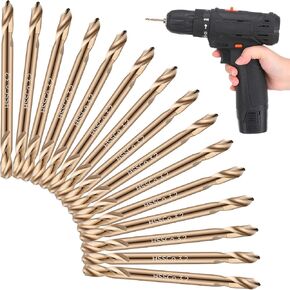 30 قطعة من لقم ثقب الكوبالت 1/8 بوصة من Lounsweer لقم ثقب مزدوج للفولاذ الصلب والحديد الزهر والخشب والبلاستيك عالي السرعة معدن من الفولاذ المقاوم للصدأ in Kuwait