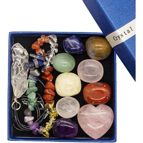 Crystals and Healing Stones, Healing Crystals, Chakra Stones, Crystals and Stones, Healing Crystals and Stones, Witchcraft kit, Witchcraft Supplies, Crystal Set, Crystal Box in Kuwait