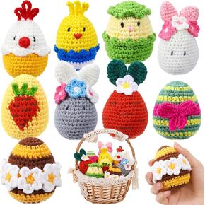 9 Pcs Positive Fruits Crochet Dolls with Inspirational Cards Tiny Stuffed Summer Fruits Cute Appreciation Gifts Bulk for Women Men Coworker Friend Lovers Birthday Party Favor in Saudi Arabia