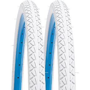 yunscm 2-pcs 26 "إطارات الدراجة على الطريق 26x1.50/36-559 و 26" أنابيب الدراجة الثقيلة صمام Schrader متوافق مع 26x1.5 26 × 1.50 26x1.50 إطارات الدراجات والأنابيب (White Y-1054) in Kuwait