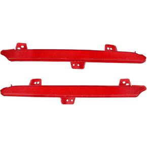 2 PCS عاكس المصد الخلفي الملاءمة لـ Mercedes-Benz X166 GL350 GL450 GL500 GL550 GL63 AMG 2013-2016 GLS450 2017-2019 استبدل # A1668200474 1668200474 A1668200374 in Kuwait