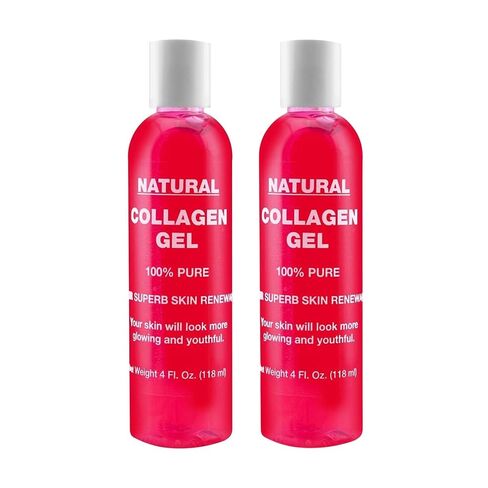 Natural Facial Collagen Gel (118 ml) - Organic Face Mask Beauty Care for Women - Hydrating and Moisturizing Pure Dermal Collagen for Dry Or Rough Skin - Get Healthier Younger Looking Skin (1 PACK) in Kuwait