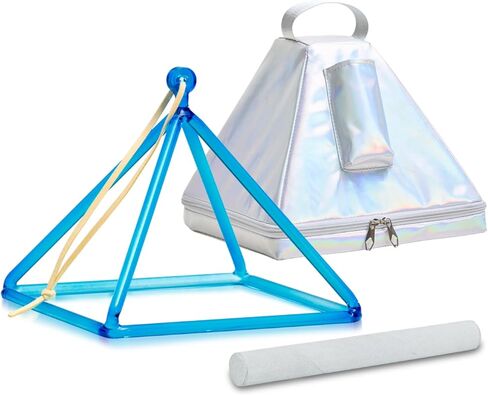 CVNC 8 Inch Clear Quartz Crystal Singing Pyramid Healing Musical Instrument… in Kuwait