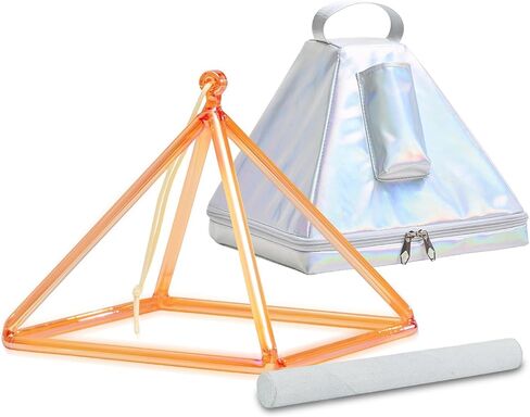 CVNC 8 Inch Clear Quartz Crystal Singing Pyramid Healing Musical Instrument… in Saudi Arabia