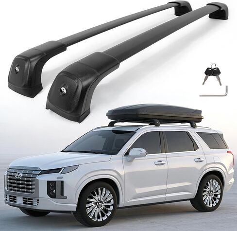 Snailfly Heavy Duty 260 LBS Load Crossbars Fit for 2019-2025 Hyundai Palisade Roof Rack Cross Bars Lockable Cargo Accessories in Kuwait