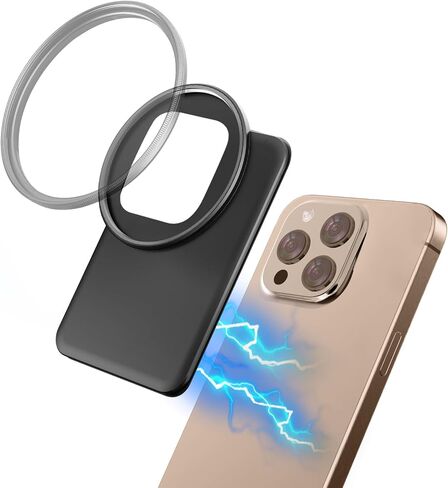 أحدث محول عدسة مغناطيسية مقاس 67 ملم، ومشبك مرشح مغناطيسي عالمي لهاتف iPhone 15 Pro Max/15 Plus/14 Pro Max/14 Plus/13 Pro Max/12 Pro Max (بدون فلتر) in Kuwait