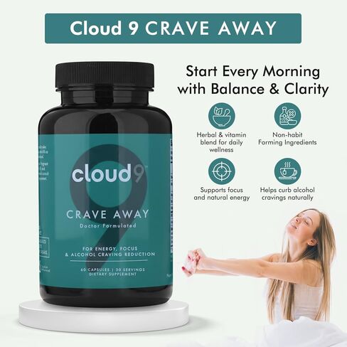 Cloud9 RISE & REWIND AM - ملحق صافي الصباح من أجل الوضوح والحيوية مع الدعم الصحي في الدماغ - مكمل الطاقة مع العناصر الغذائية الأساسية ، الدعم التكيف والترطيب للتوازن اليومي in Kuwait