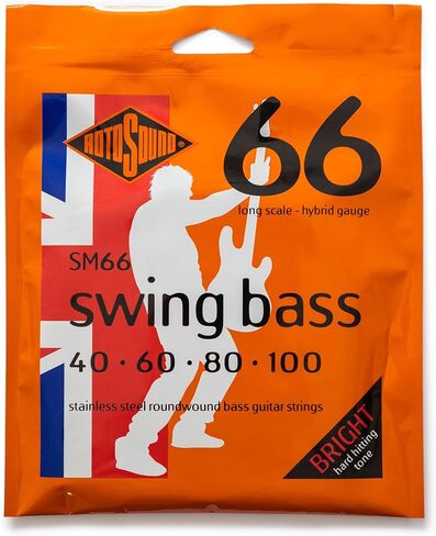 اوتار جهير دائرية من الستانلس ستيل SM66 بمقياس هجين من روتوزوند (40 60 80 100)، ابيض واسود واحمر ازرق، مقاس S M L 2XL in Kuwait