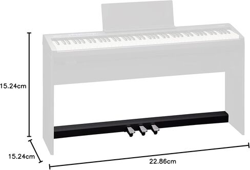 وحدة دواسة لوحة المفاتيح الإلكترونية من رولاند KPD-70 للبيانو الرقمي FP-30، أسود in Kuwait
