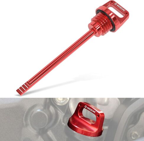 Engines Oil Level Dipstick T6 Aluminum Compatible with Yamaha Banshee 350 YFZ350 1987-2006, See Fitments Blue in Saudi Arabia