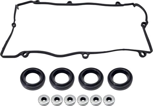 HiSport Valve Cover Gasket Seal - Compatible with Ford Lincoln Mercury 4.6L Engine - Replace VS50377R in Kuwait