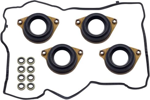 HiSport Valve Cover Gasket Seal - Compatible with Ford Lincoln Mercury 4.6L Engine - Replace VS50377R in Kuwait