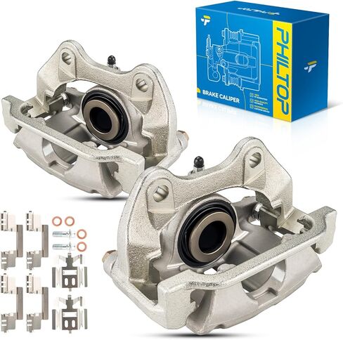 PHILTOP Brake Caliper Front Right Compatible with 2008-2018 Chevrolet Silverado 1500, 2008-2018 GMC Sierra 1500, 2008-2020 Chevrolet Tahoe, 2008-2020 GMC Yukon, 2015-2020 Chevrolet Suburban, 18-4918A in Saudi Arabia