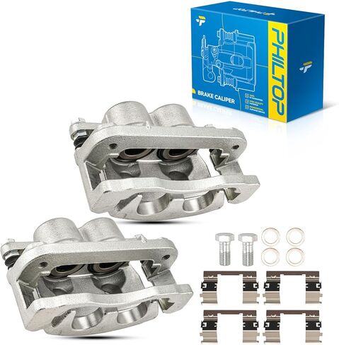 PHILTOP Brake Caliper Front Right Compatible with 2008-2018 Chevrolet Silverado 1500, 2008-2018 GMC Sierra 1500, 2008-2020 Chevrolet Tahoe, 2008-2020 GMC Yukon, 2015-2020 Chevrolet Suburban, 18-4918A in Saudi Arabia