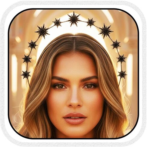 Kilshye Star Headband Rhinestone Halo Crown Headpiece Goddess Hair Accessories for Women (Silver) in Kuwait