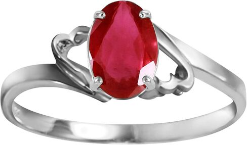 Galaxy Gold GG 14k Solid Gold Ring 1.15 ct Oval-Shaped Ruby in Saudi Arabia
