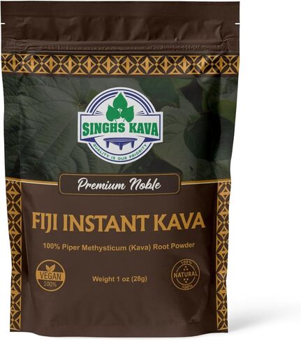 SINGHS Premium Quality Noble Fiji INSTANT Kava Powder mix (4oz) in Kuwait